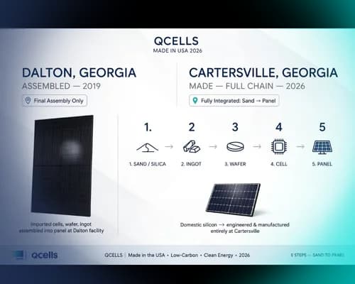 Qcells Panels Made in the USA: What “Assembled” Really Means
